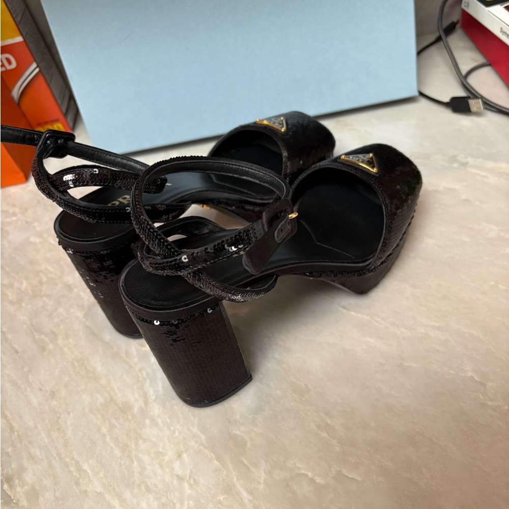 Prada sequence sz 39 new platform sandals - Picture 7 of 7